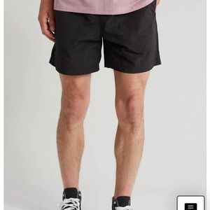 Men’s Nordstrom BP black nylon shorts size medium